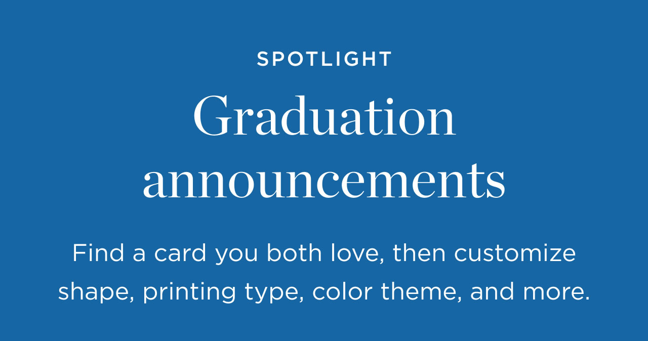 Graduation Announcements