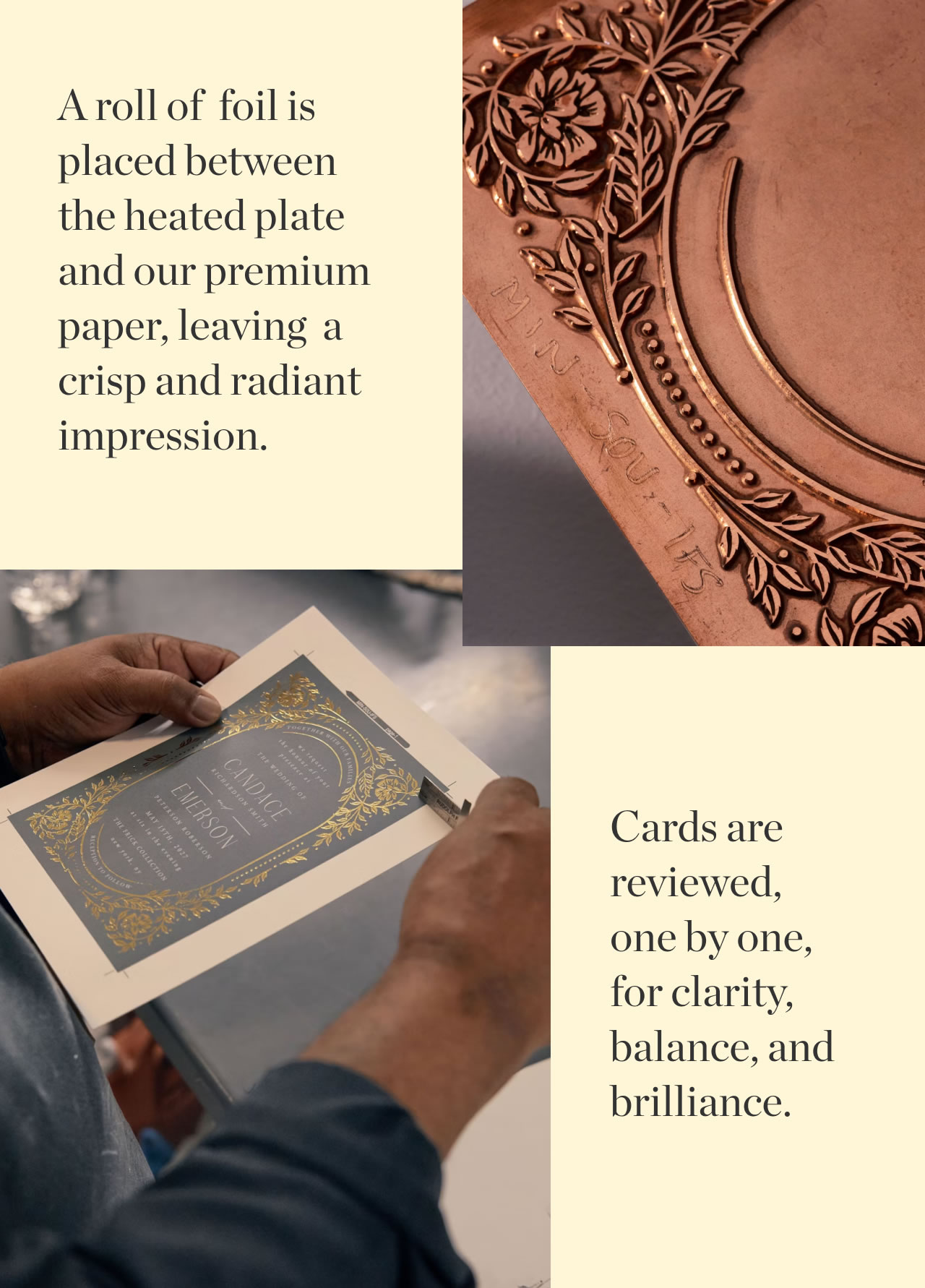 Foil Personalized Stationery