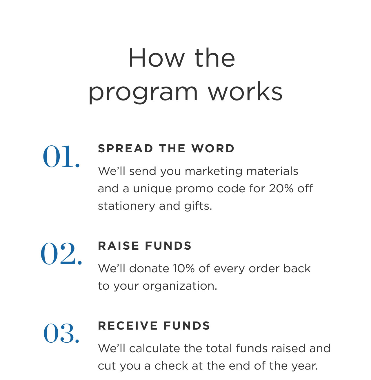 How The Program Works