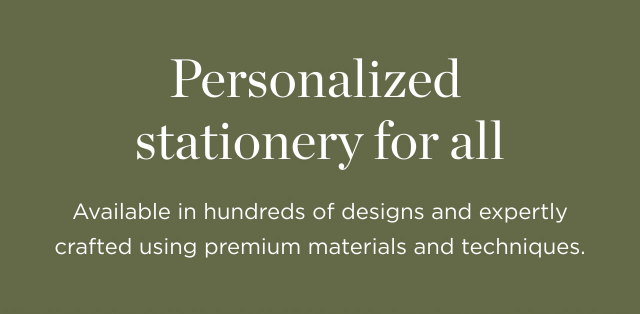 Personalized Stationery For All