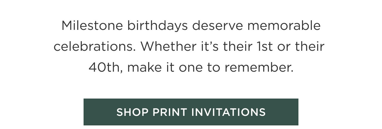 Shop Print Invitations