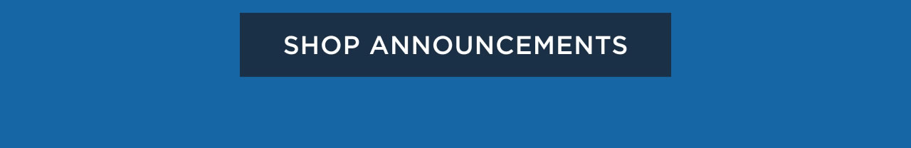 Shop Announcements