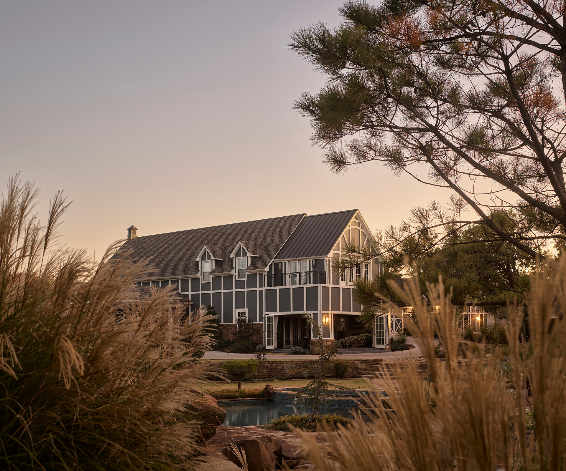 Greg Natale reimagines an Oklahoma barn with leopard carpet and Gucci wallpaper