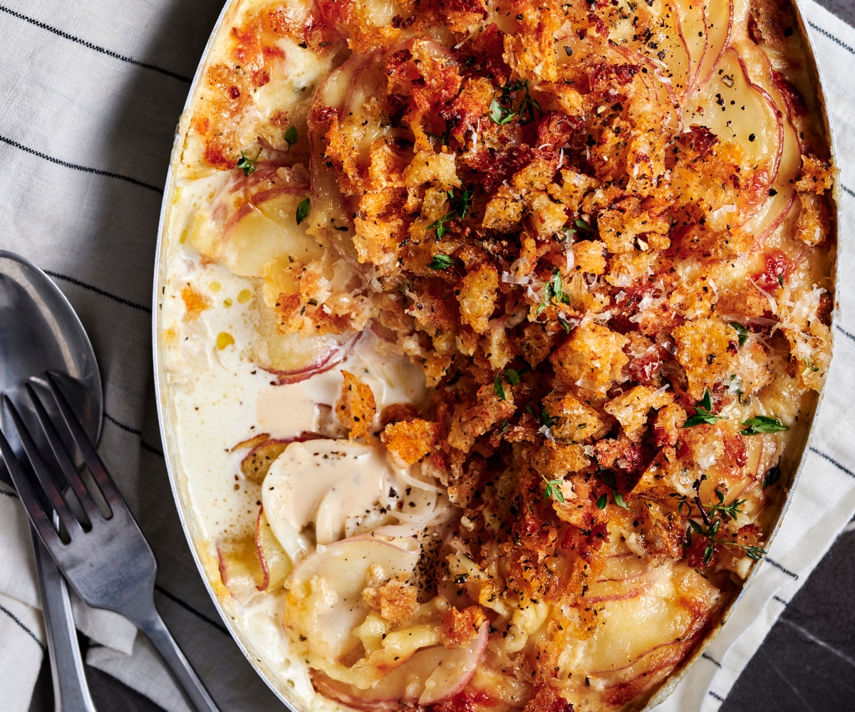 Creamy and dreamy potato bakes to wow the weekend crowd
