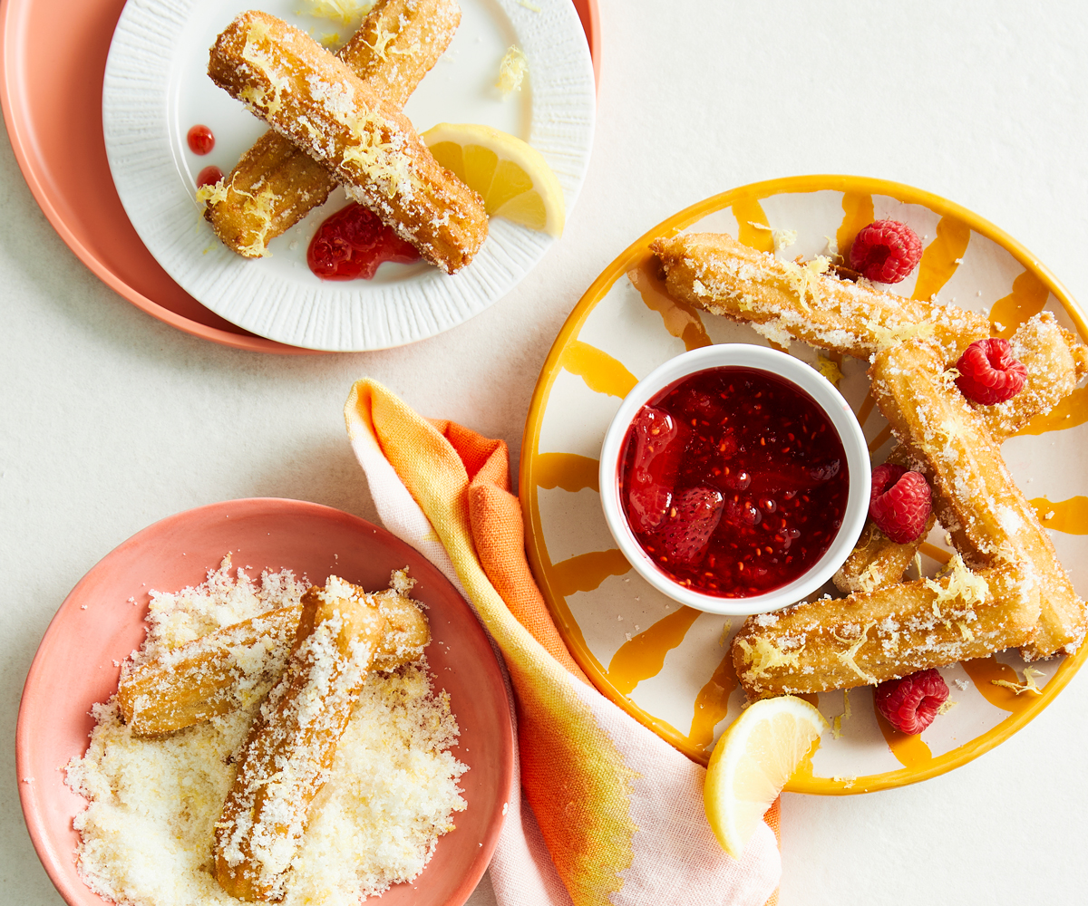 Lemon sugar churros