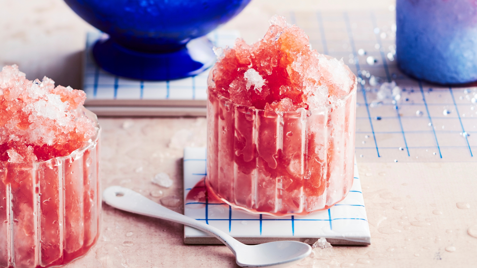 Cool down with our plum snow cones