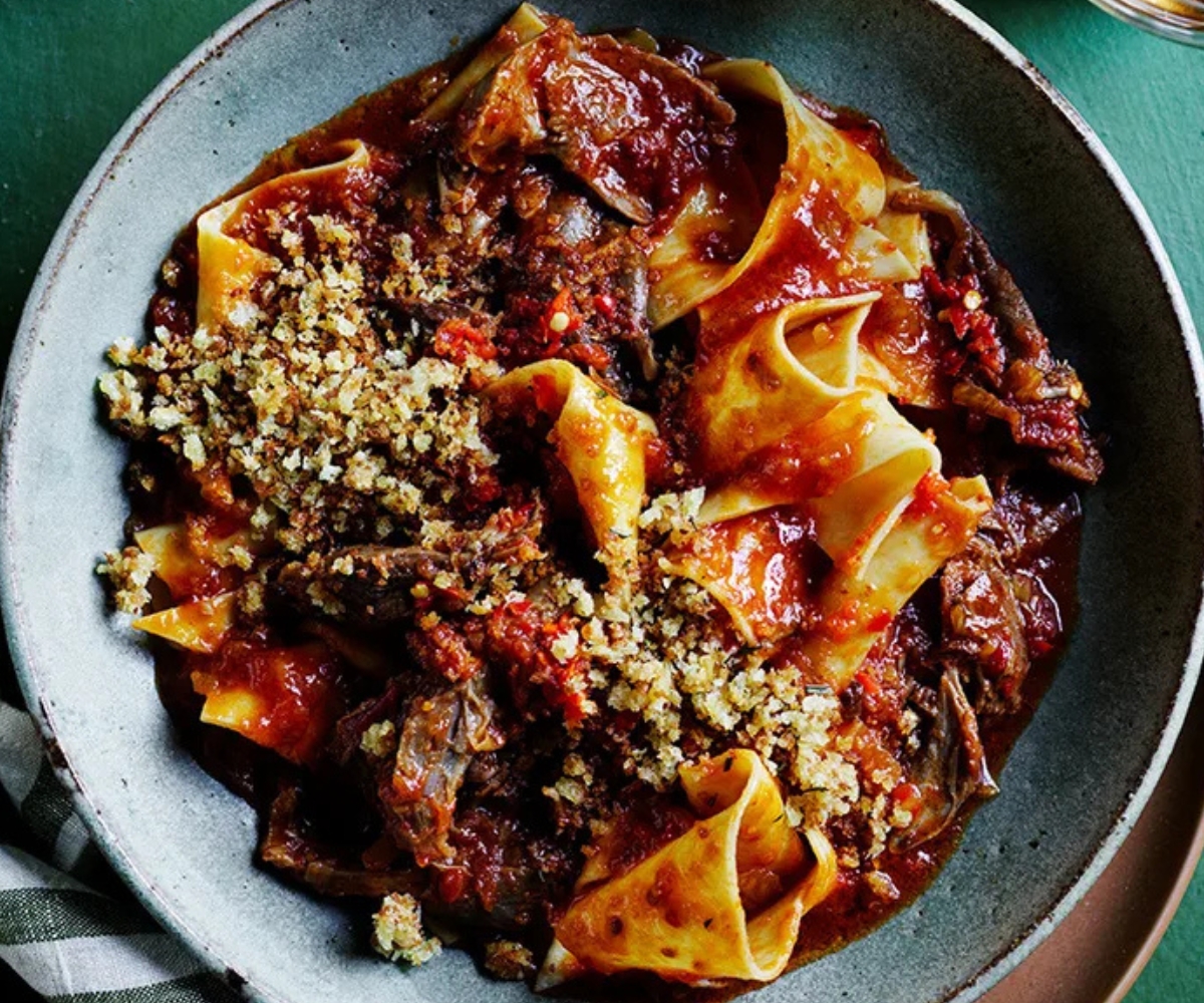 Spice up your next pasta night with a chilli and lamb ragù