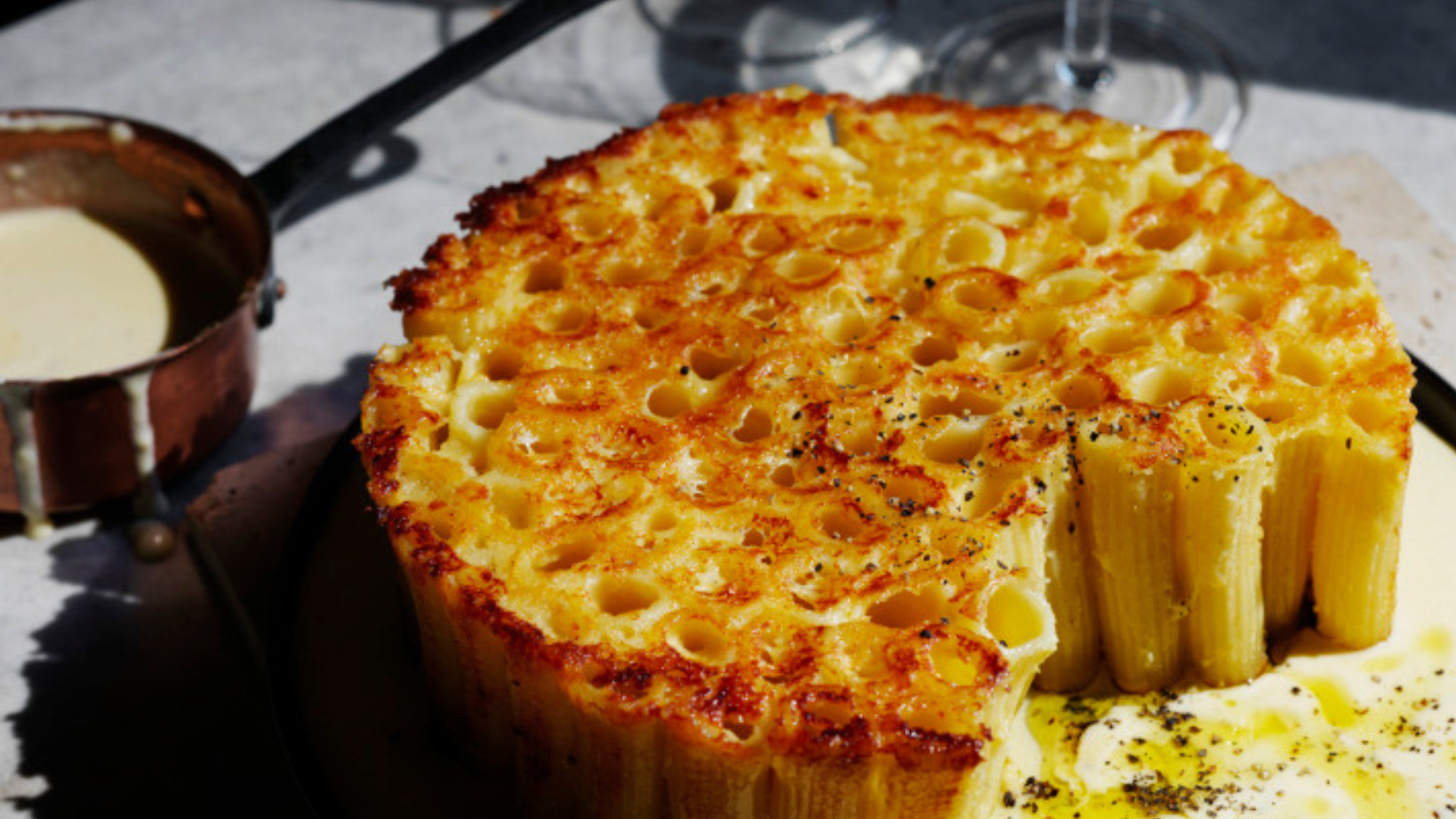 Recipe: baked honeycomb mac and cheese