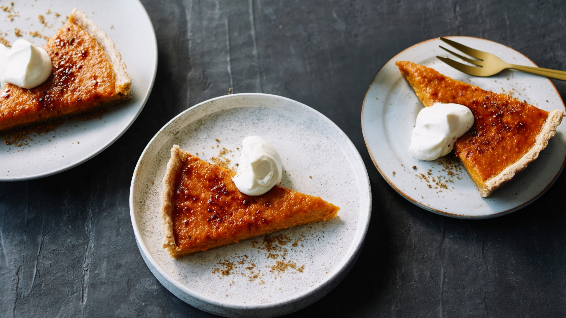 Paulette Whitney's caramel pumpkin pie