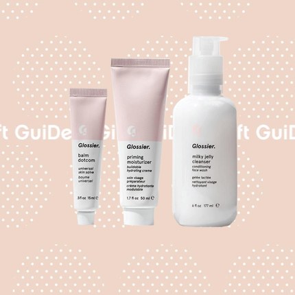 Three skin care sets by Clinique, Youth to the People, and Glossier