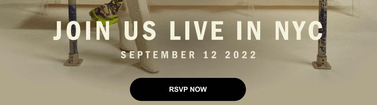 Join us live in NYC September 12. RSVP NOW