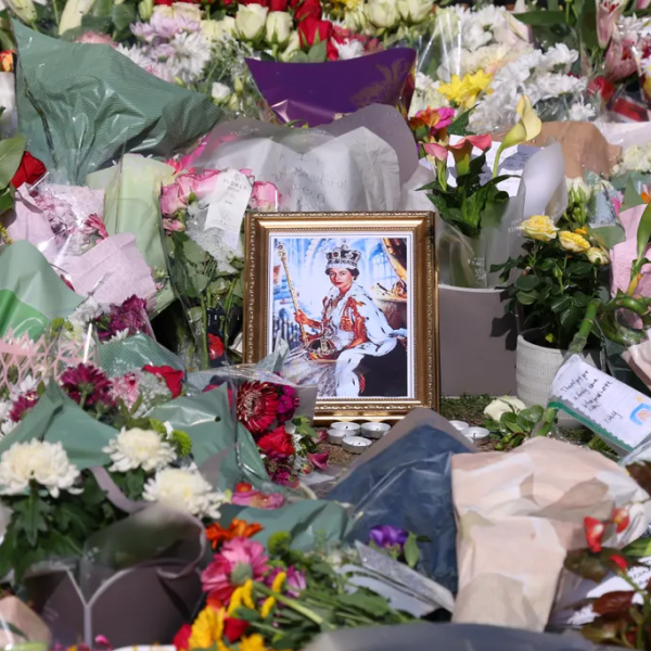 Portrait and memorial for the Life and Legacy of Queen Elizabeth II