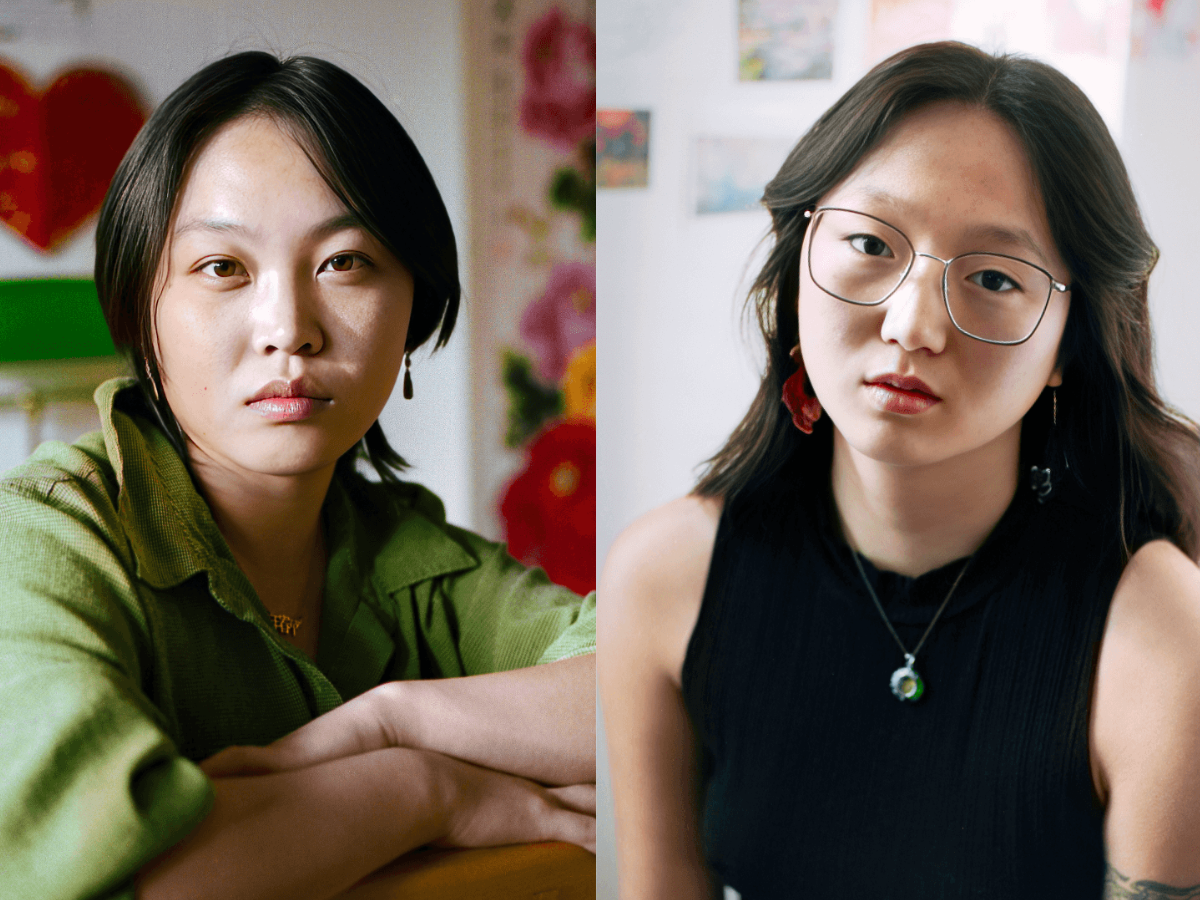 Gif of portrait from Isabella Kahn's, 32 Years Later project.