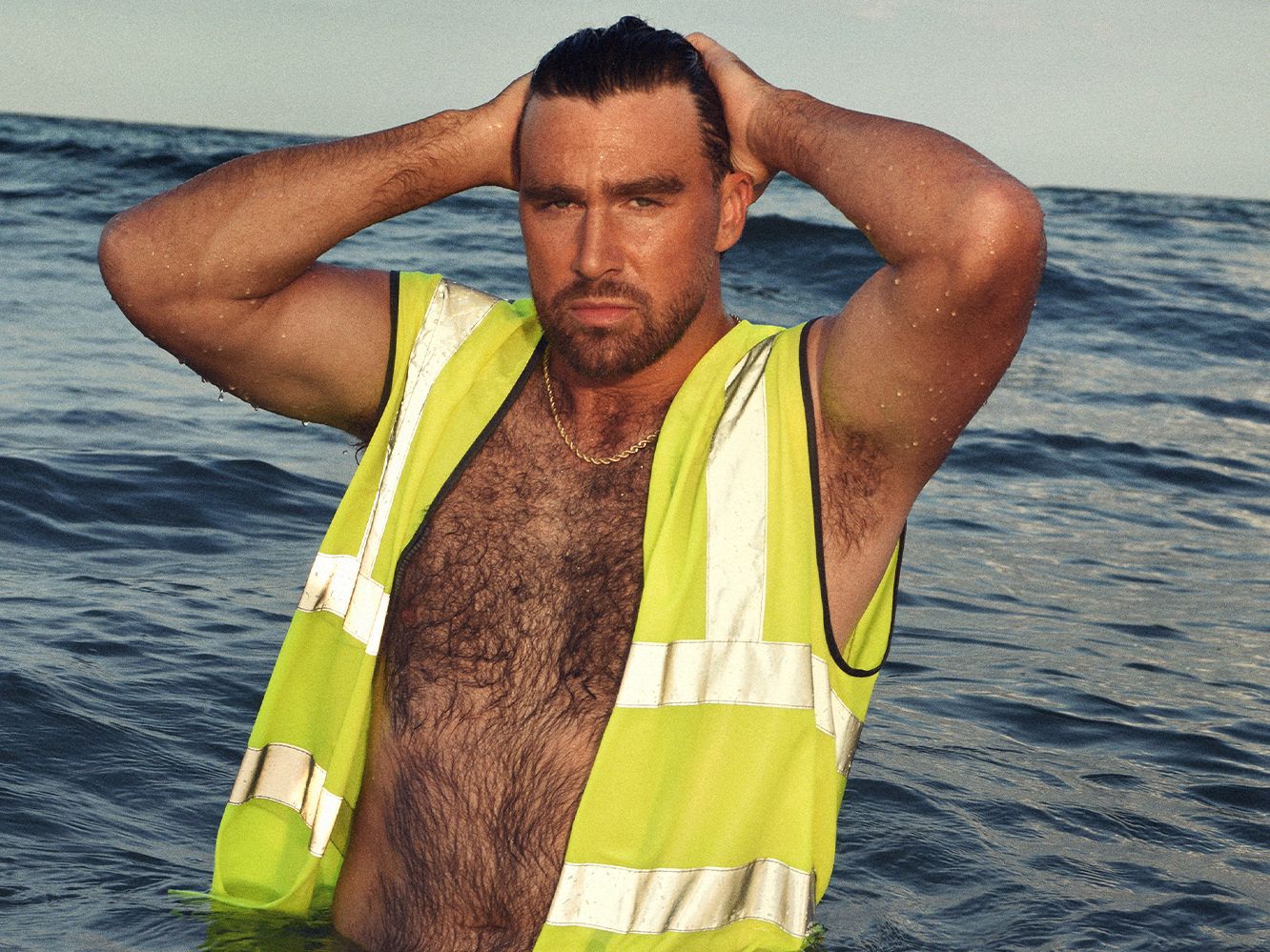 Image may contain: Kenny Omega, Photography, Land, Nature, Outdoors, Face, Head, Person, Portrait, Plant, and Vegetation