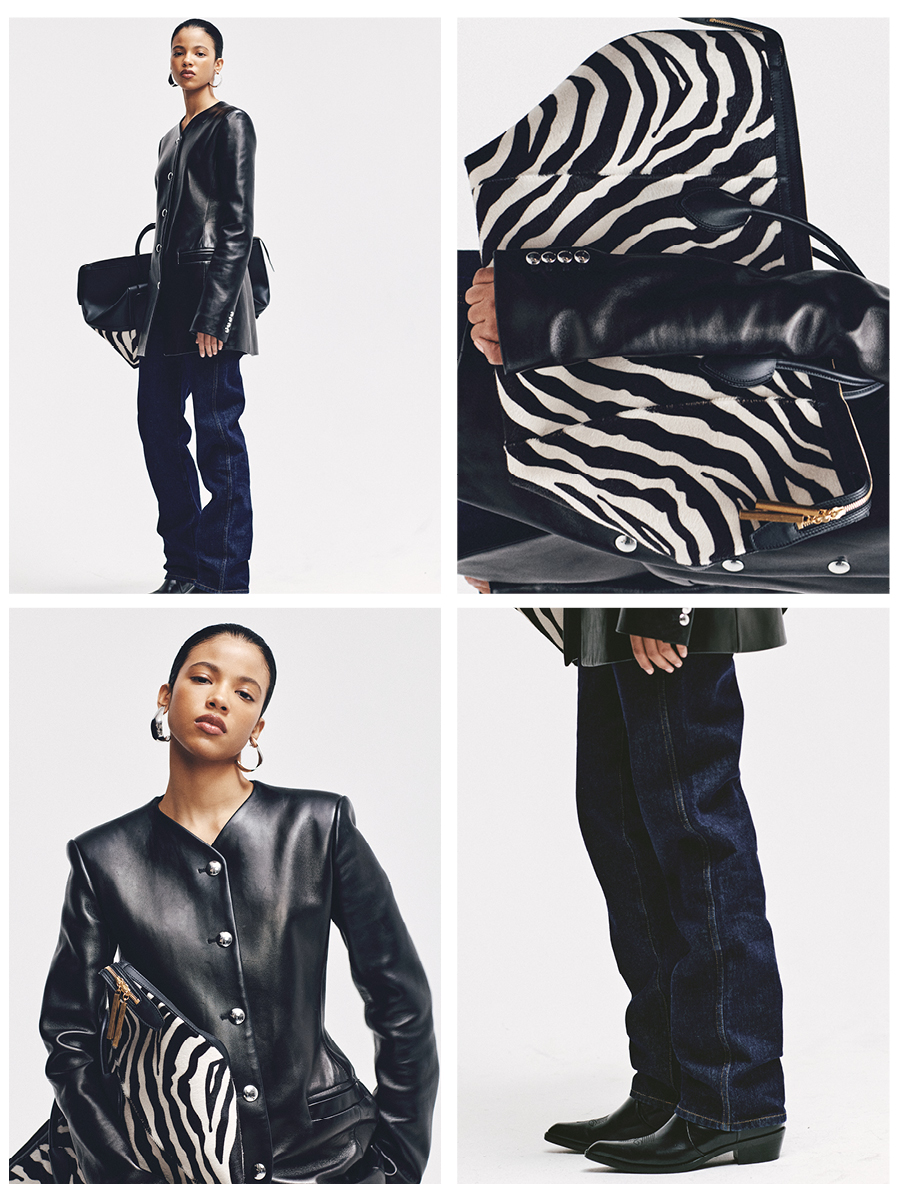 Image may contain: Adult, Person, Clothing, Pants, Face, Head, Photography, Portrait, Coat, Outdoors, Nature, and Jacket