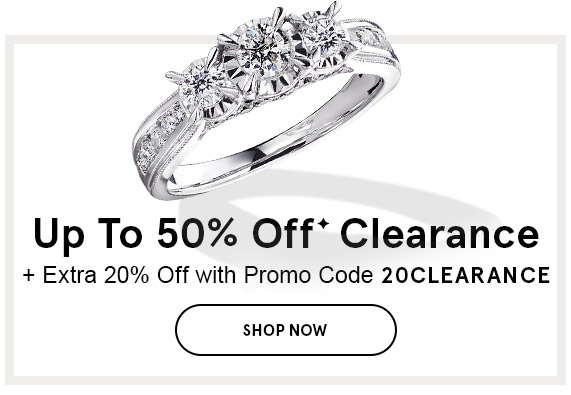 Up To 50% Off Clearance + Extra 20% Off with Promo Code 20CLEARANCE