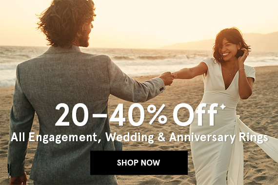 20-40% Off All Engagement, Wedding and Anniversary Rings