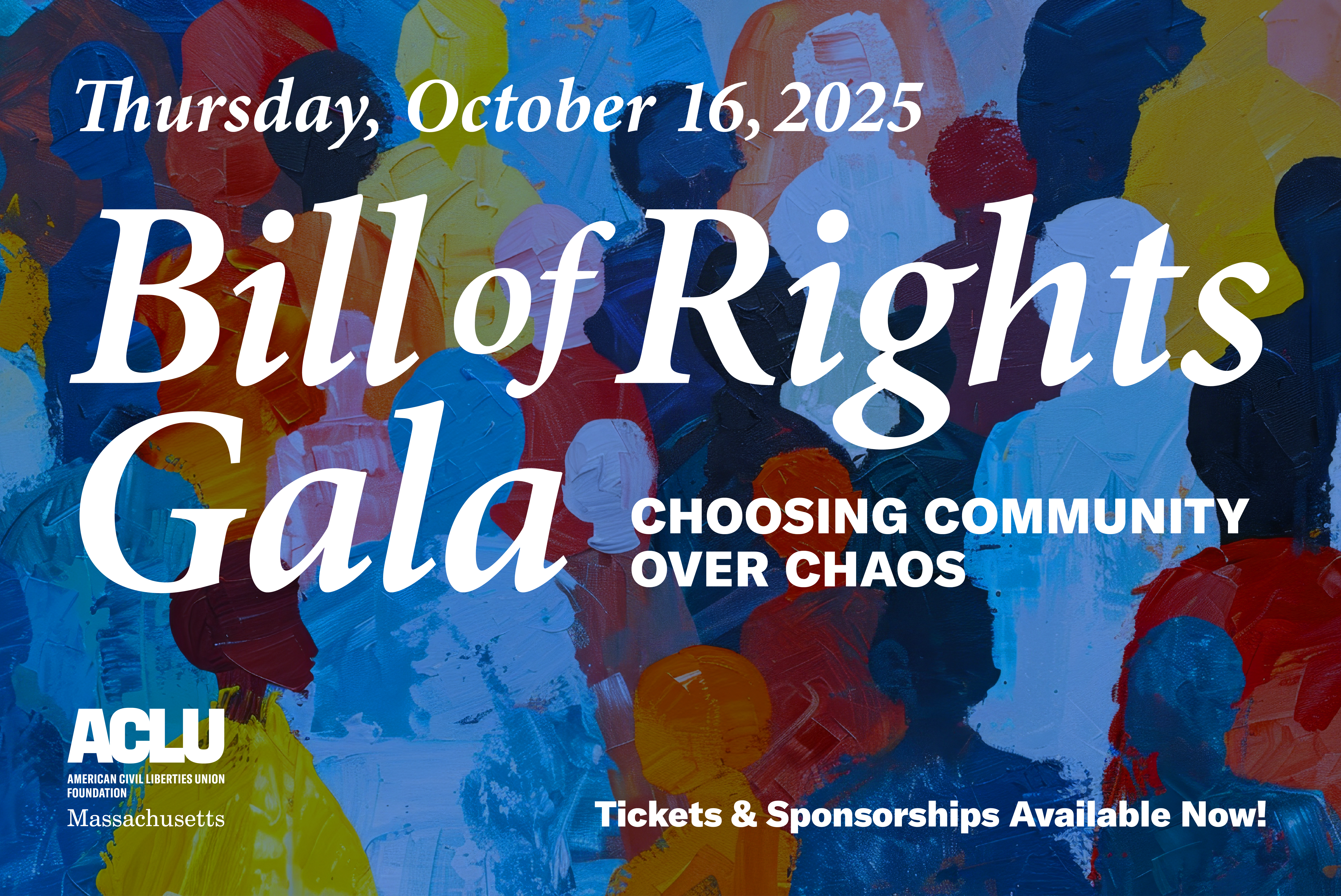 Thursday, October 16 2025 Bill of Rights Gala.
