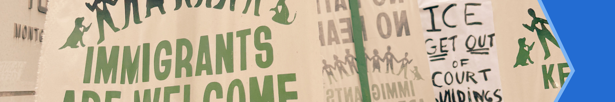 Immigrant banner.