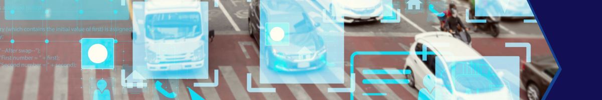 Image of tracking technology being used on cars.