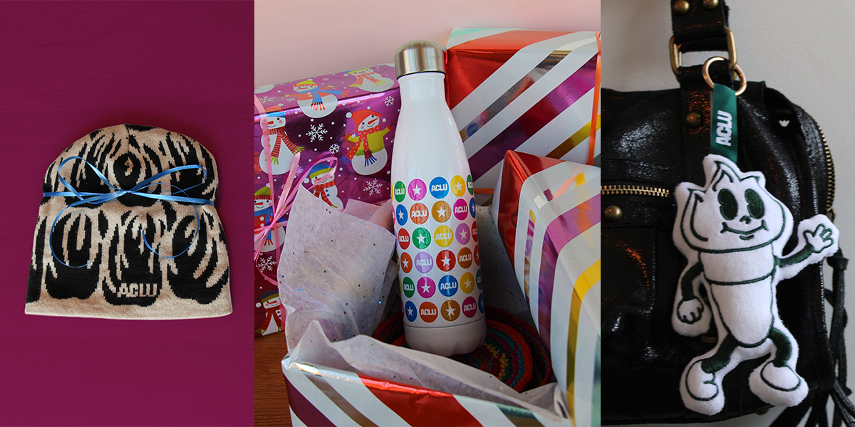 Hat, water bottle, and Torchy key chain.