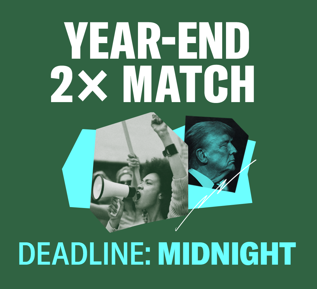 YEAR-END 2X MATCH. DEADLINE: MIDNIGHT