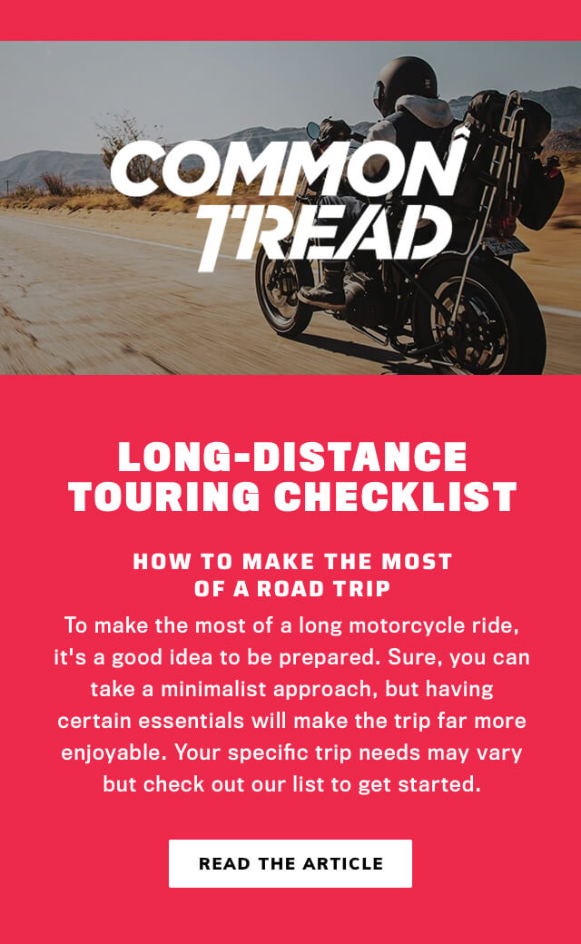Get It Now Long Distance Touring Checklist JP Cycles