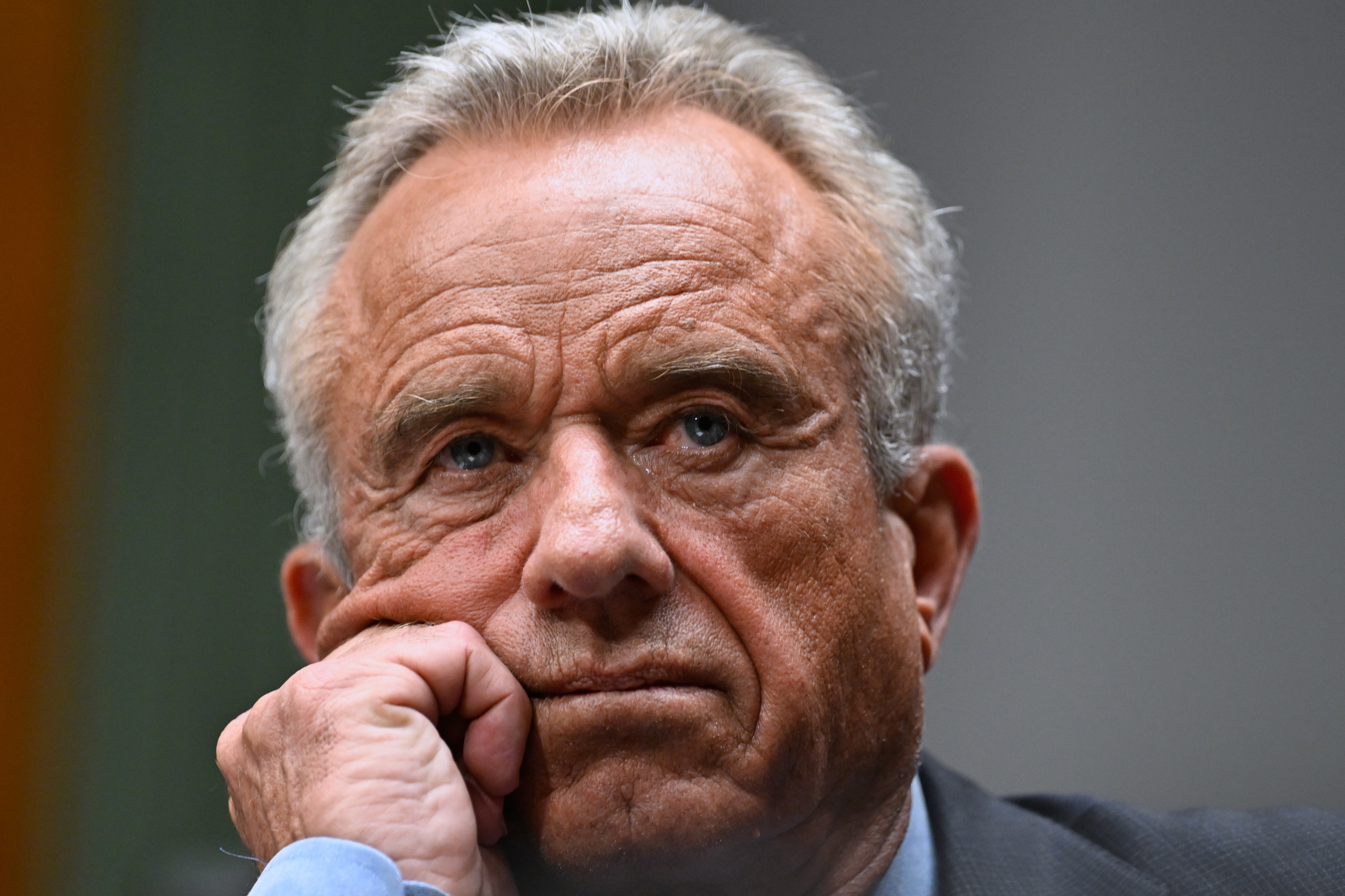 Secretary of Health and Human Services Robert F. Kennedy Jr. appears before a Senate committee on Health, Education, Labor and Pensions hearing at the U.S. Capitol on May 14 in Washington. (AP Photo/John McDonnell).