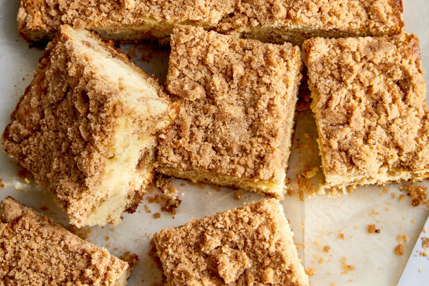 King Arthur's Coffee Cake Is the Coffee Cake to End All Coffee Cakes (It Even Has a Gooey Filling)