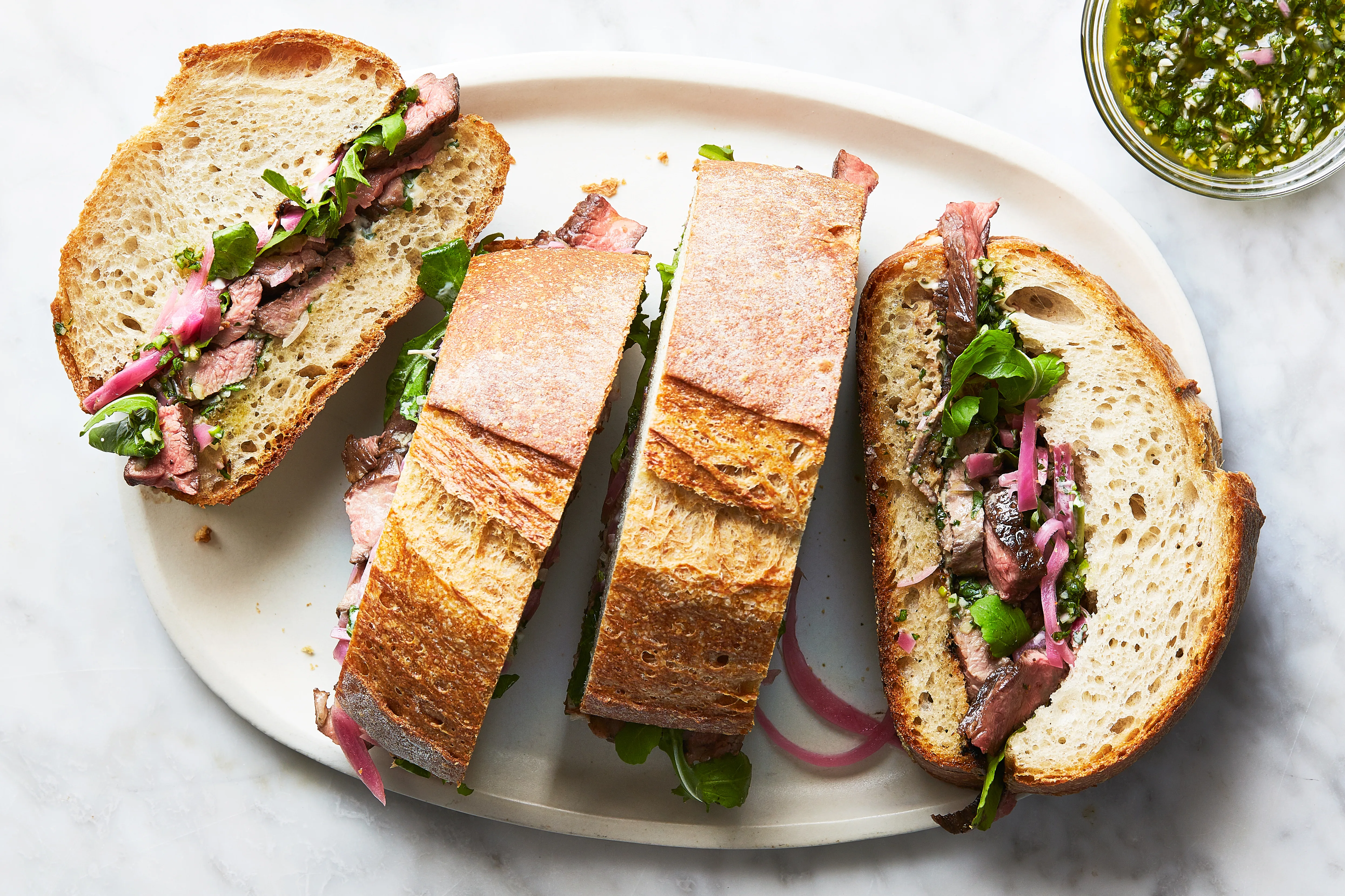 Grilled Short Rib Chimichurri Party Sandwiches Make You the Hero of Every Cookout (Partner)