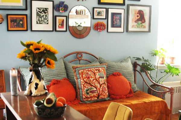 A Retro Thrifted Piece of Furniture Becomes the Coolest Kitchen Island