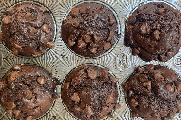 I Tried What's Gaby Cooking's Costco-Style Double Chocolate Chip Muffins and My World Has Flipped Upside-Down