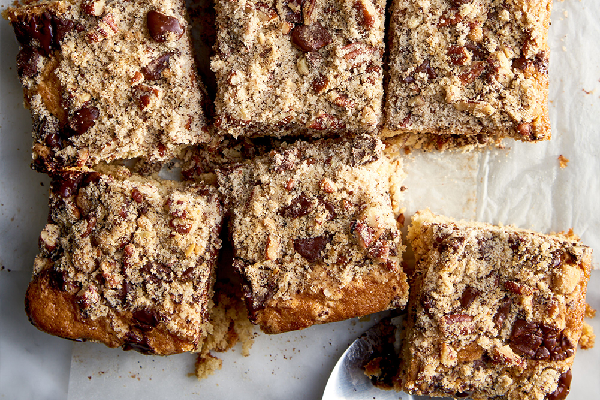 Pecans! Chocolate! Espresso! This Coffee Cake Is Seriously Next-Level Good.