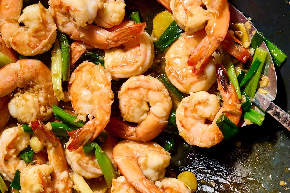 Chinese Ginger Scallion Shrimp