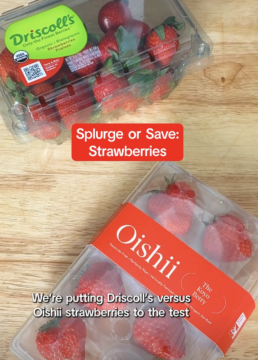 Splurge or save: Strawberries