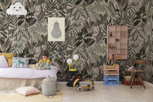 10 Colorful, Big Pattern Wallpapers for Kids' Rooms