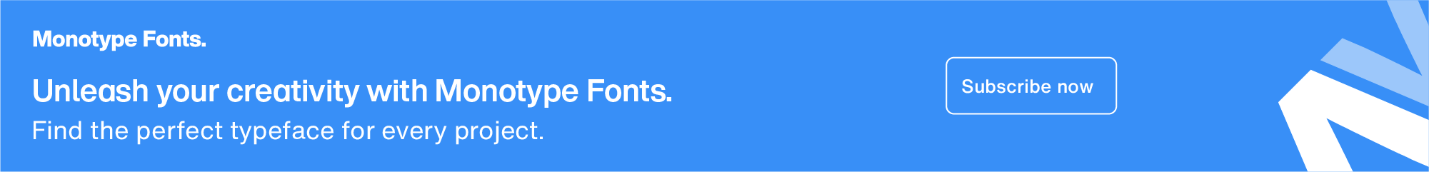 subscribe Now Monotype Fonts