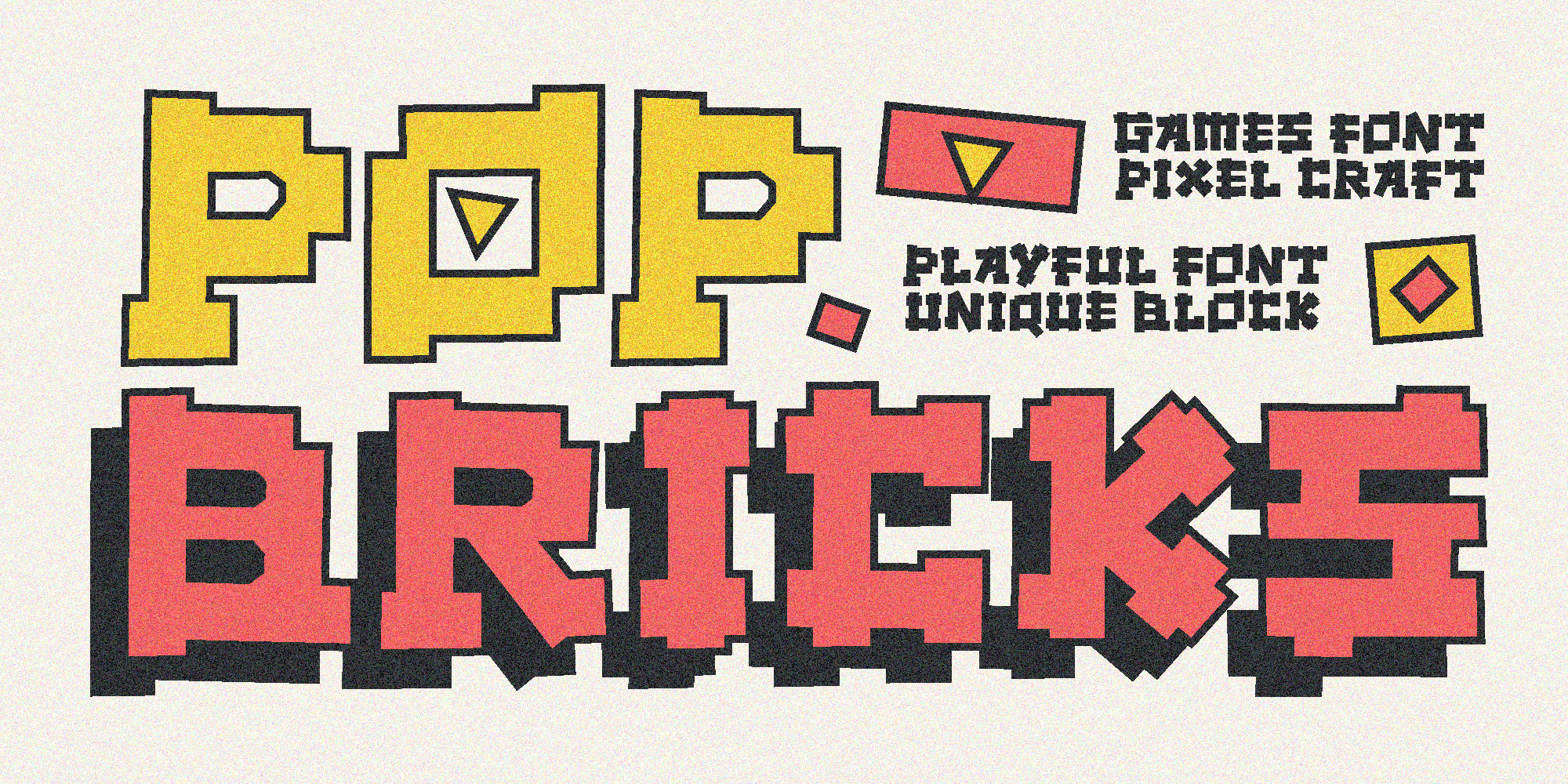 Pop Bricks by Erifqizefont