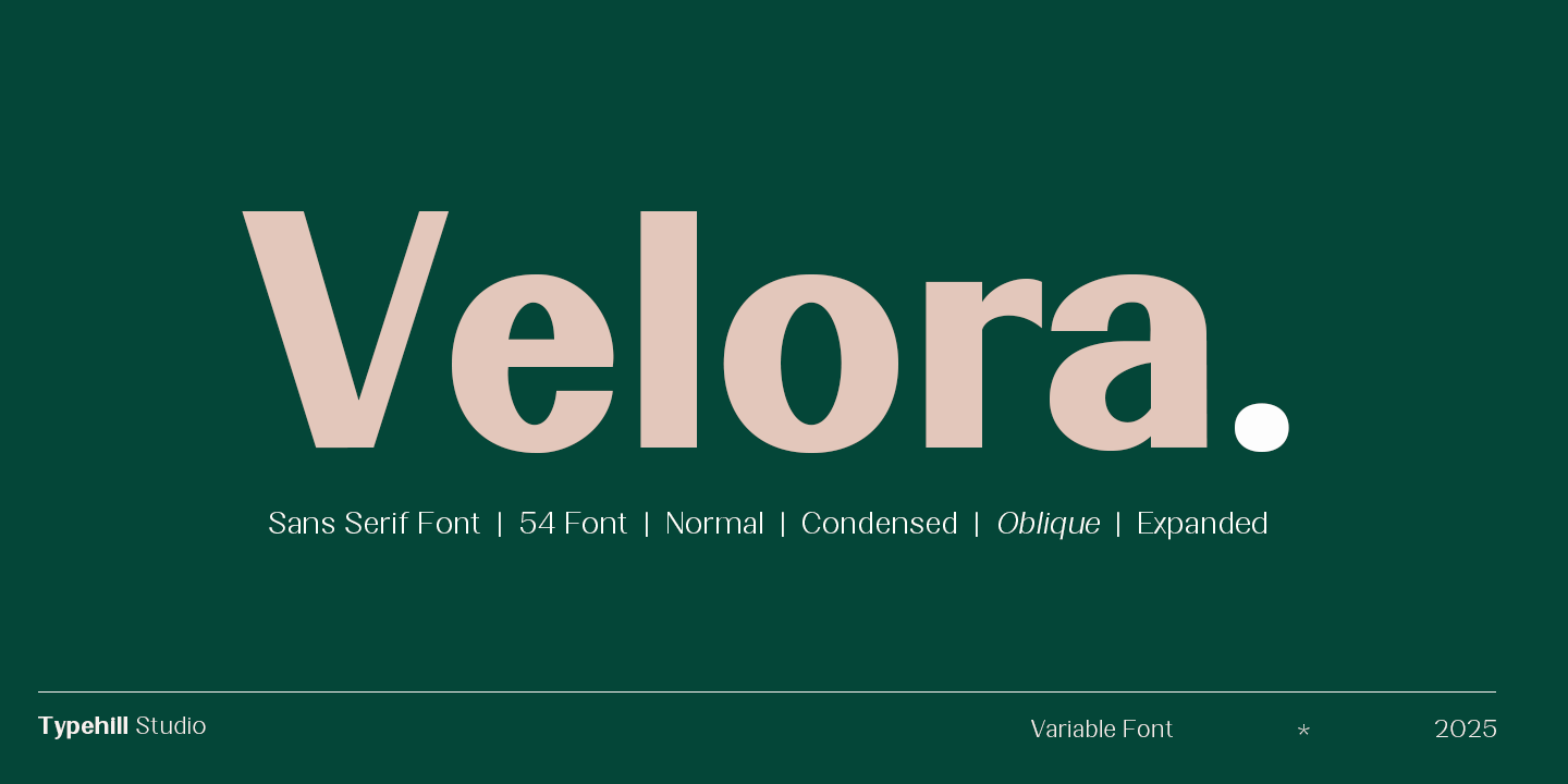 Velora by Typehill Studio