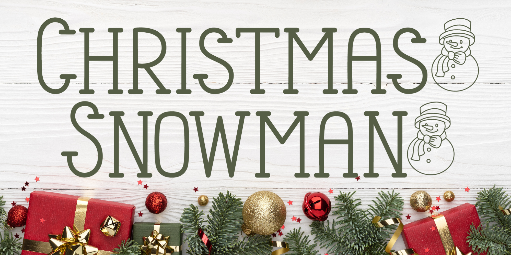 Christmas Snowman by AEN Creative Studio