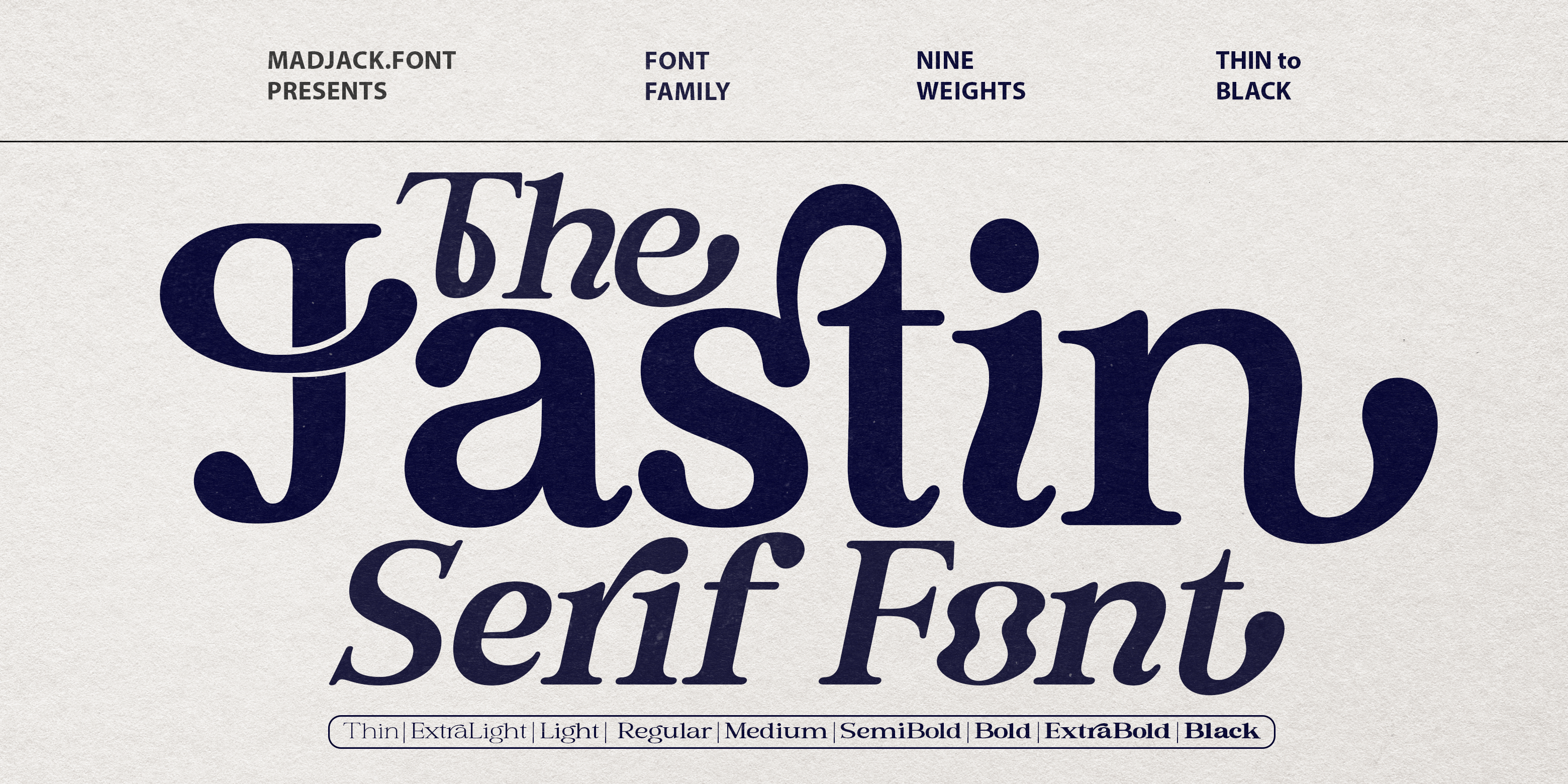 The Jastin by madjack.font