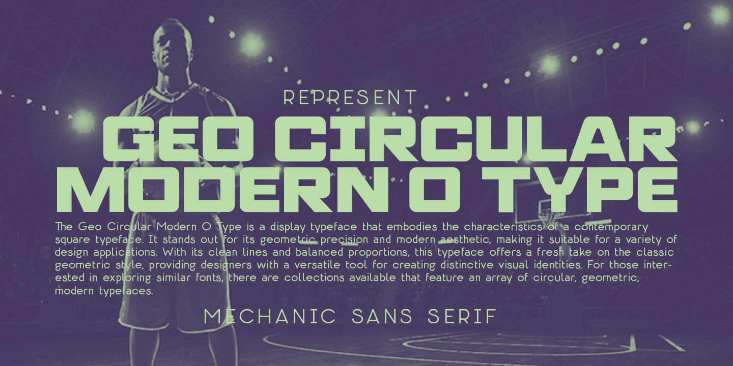 Geo Circular Modern O Type