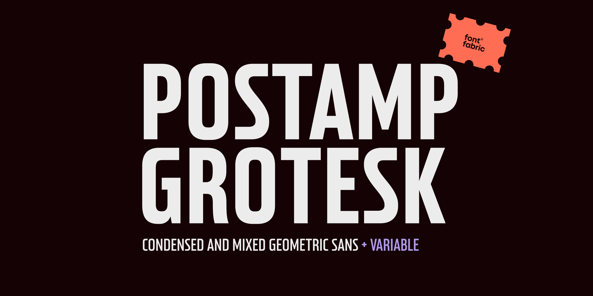 Postamp Grotesk by Fontfabric