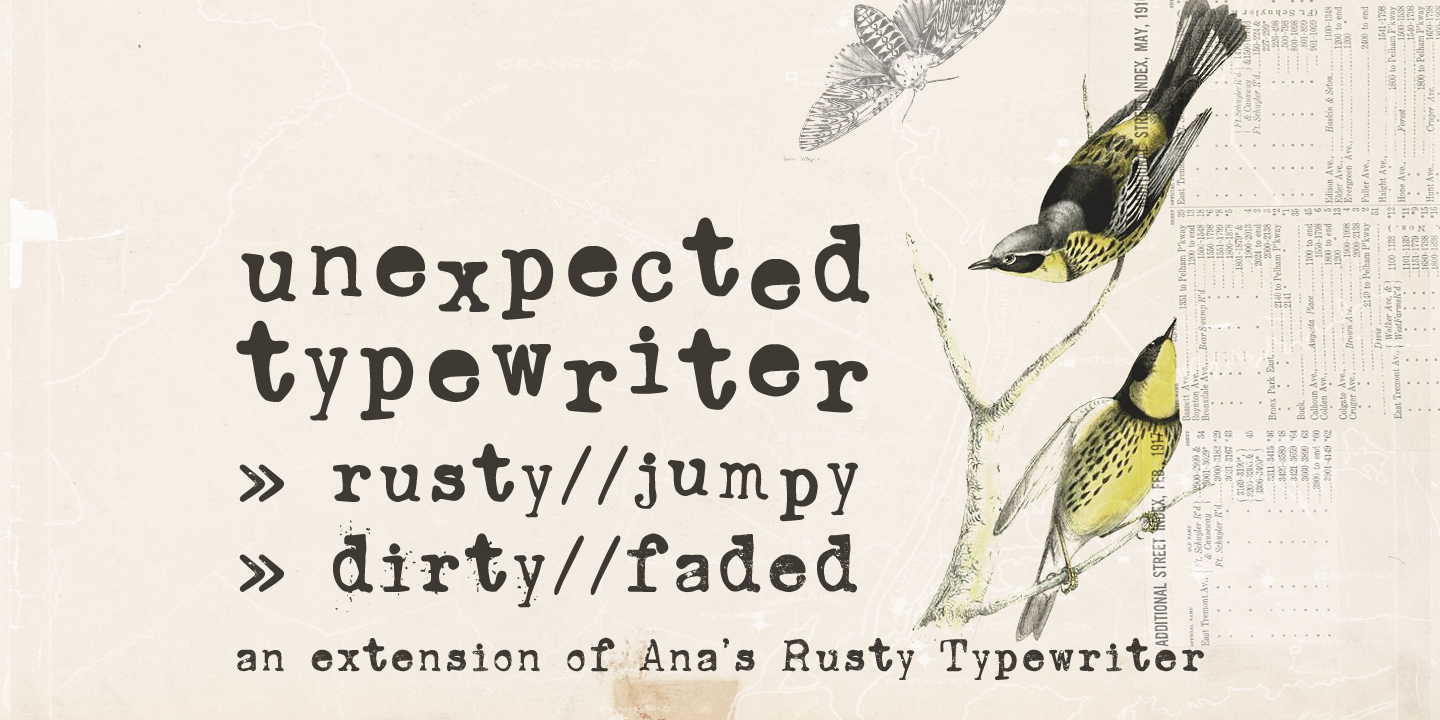 Unexpected Typewriter