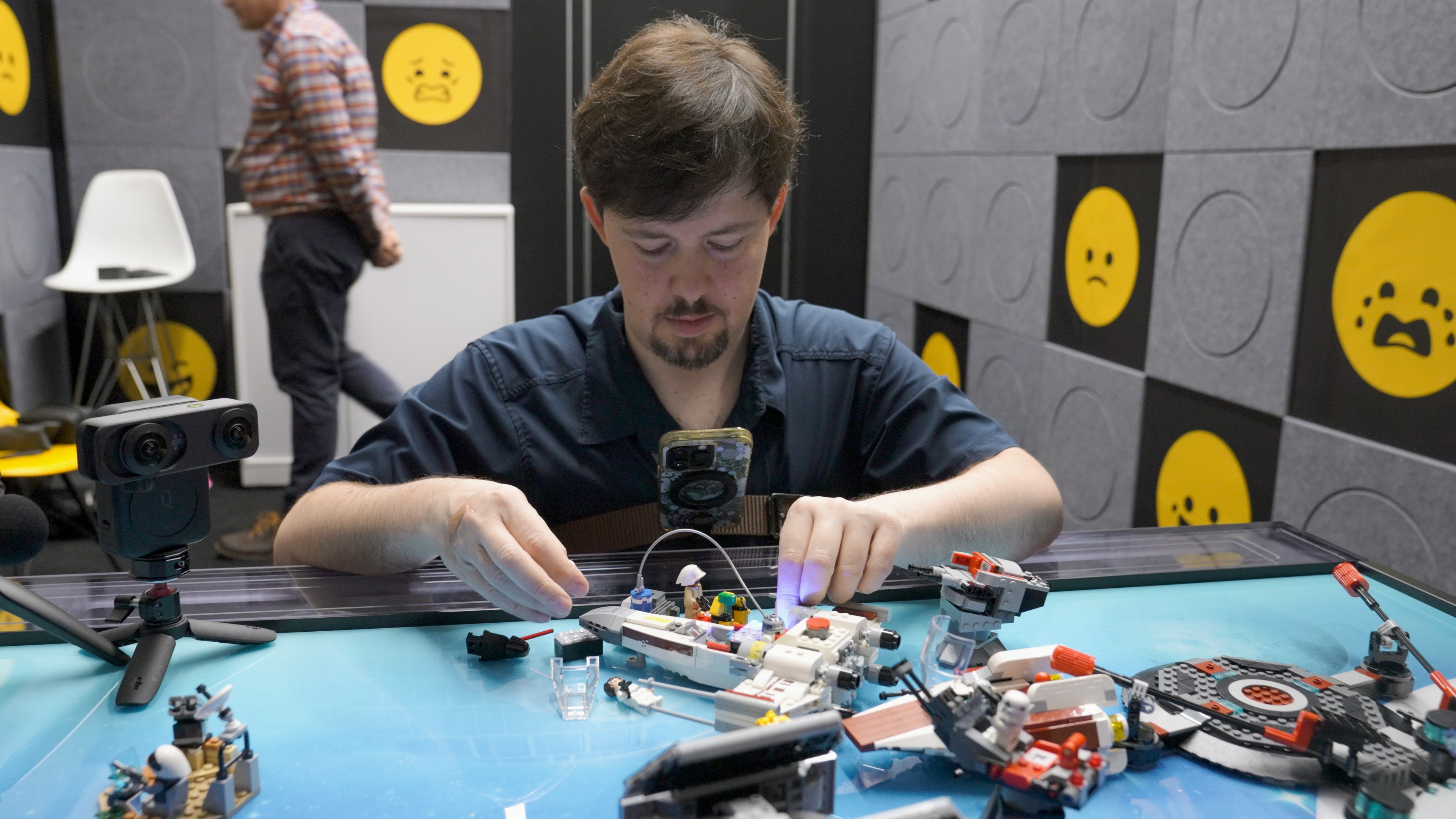 I played with the Lego Smart Brick