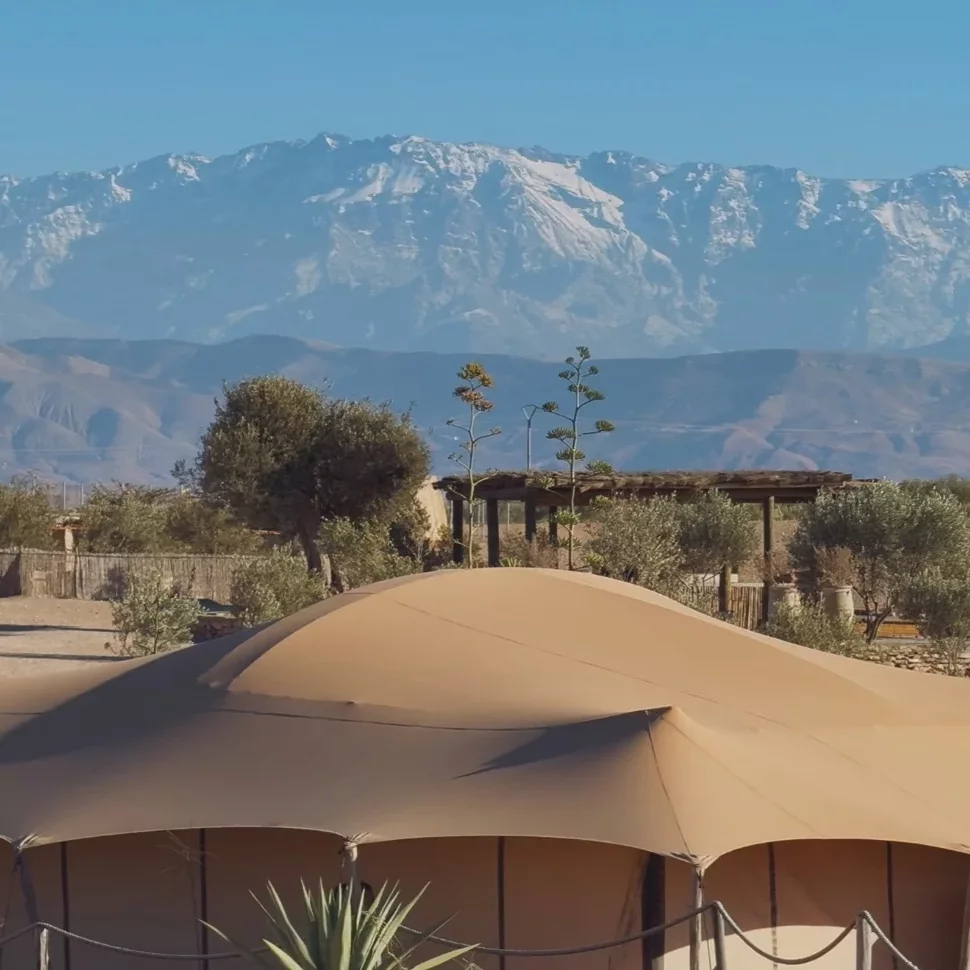 What It's Like to Camp in a Luxury Tent in the Middle of the Desert