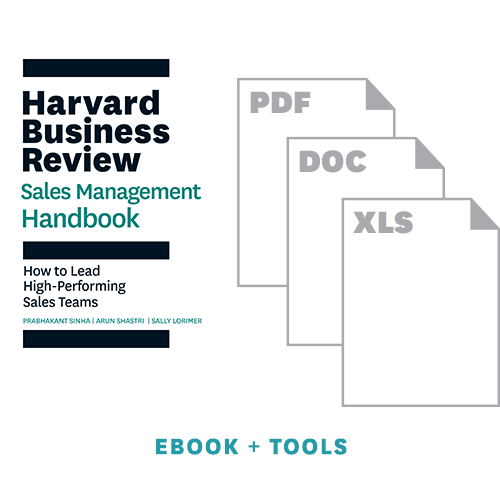 Harvard Business Review Sales Management Handbook Toolkit.