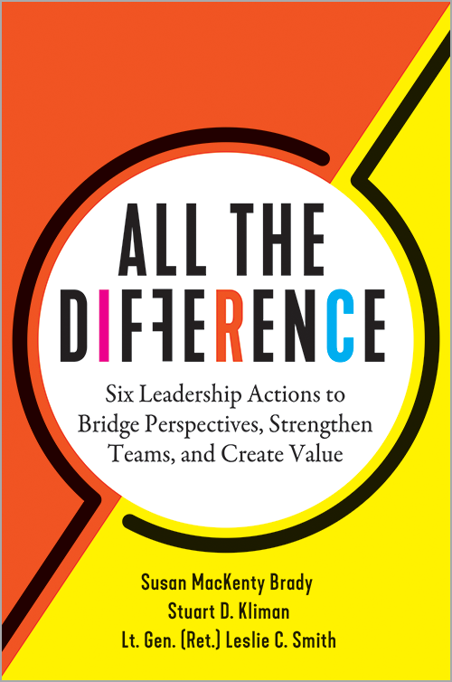 Book cover for: All the Difference: Six Leadership Actions to Bridge Perspectives, Strengthen Teams, and Create Value
