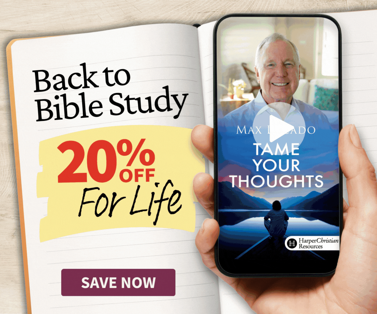 Save 20% for life during our Back to Bible Study Sale