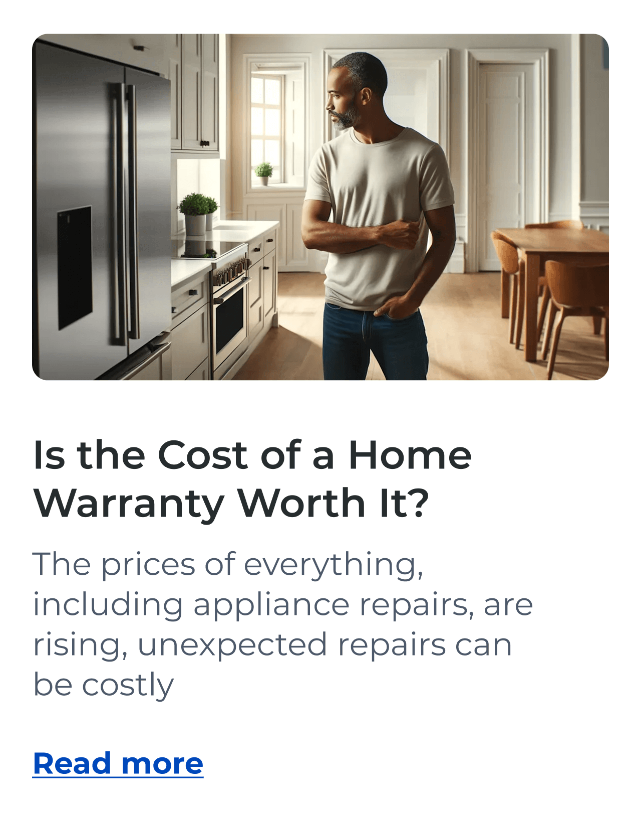 Is the Cost of a Home Warranty Worth It? The prices of everything, including appliance repairs, are rising, unexpected repairs can be costly Read more